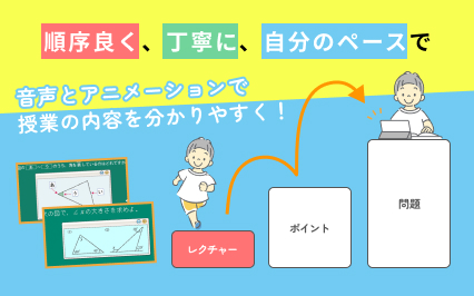 スモールステップで学習習慣をサポート